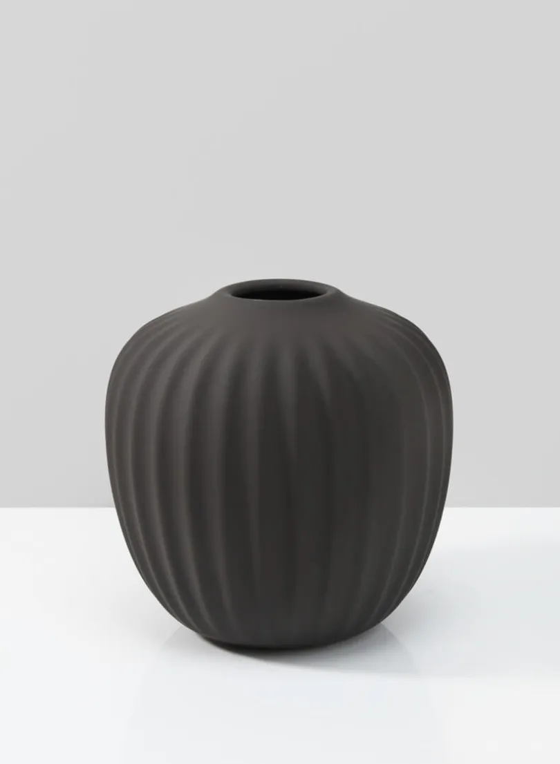 5.5in Tall Oslo Chocolate Deco Vase
