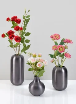 4.5in Tall Oviedo Platinum Mini Vase