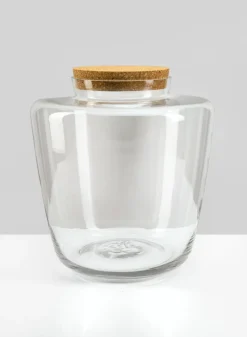 11in Tall Pantanal Glass Terrarium with Cork, Large