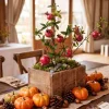 34in Tall Red Pomegranate Branch, Case of 12