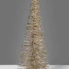 20in Tall Rose & Platinum Glitter Twig Tabletop Tree