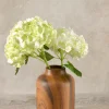 8in Tall Sakura Dark Walnut Look Ceramic Vase