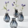 4in Tall Serendipity Bud Glass Vase, Set of 4