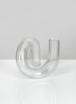 4.5in Tall Serpent Bud Glass Vase