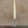 7.5in Tall Skull Glass Candle Stick