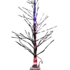 36in Tall Snowy Branch Christmas Tree With Warm White L.E.D Light Tips