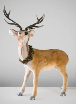 38in Tall Standing Deer Ornament