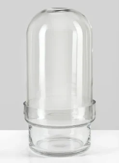 11in Tall Swazi Glass Terrarium, Large