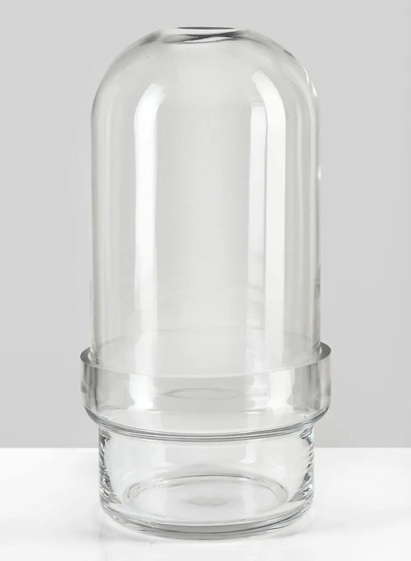 11in Tall Swazi Glass Terrarium, Large