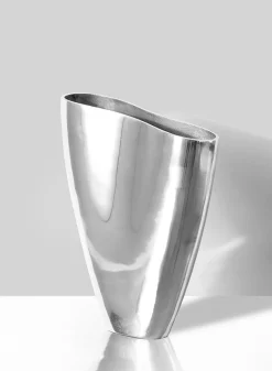 12in Tall Tulip Aluminum Vase