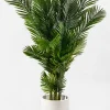 16in Tall Tulum Sand Fiber Round White Pot