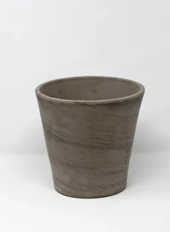 7.75in Tall Vaso Cono Duo Graphite