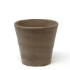6in Tall Vaso Cono Duo Graphite