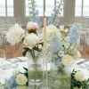 6in Tall Vienna Pleated Glass Cylinder