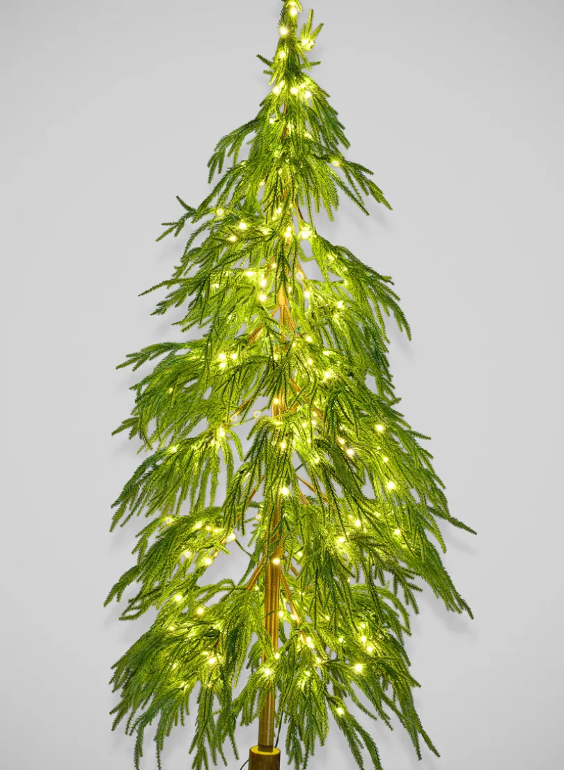 60in Tall Warm White Pre-Lit Christmas Tree (300 Lights)