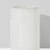 6.5in Tall White Ceramic Vase