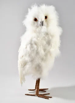 17in Tall White Owl