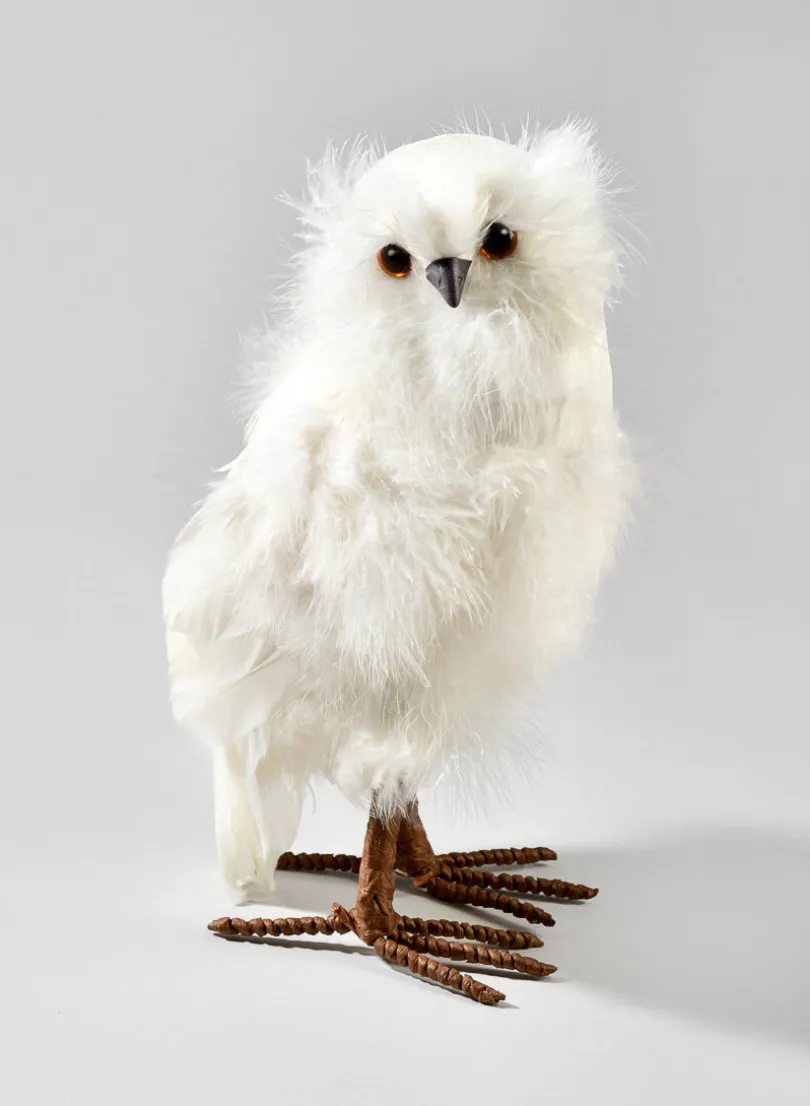10in Tall White Owl