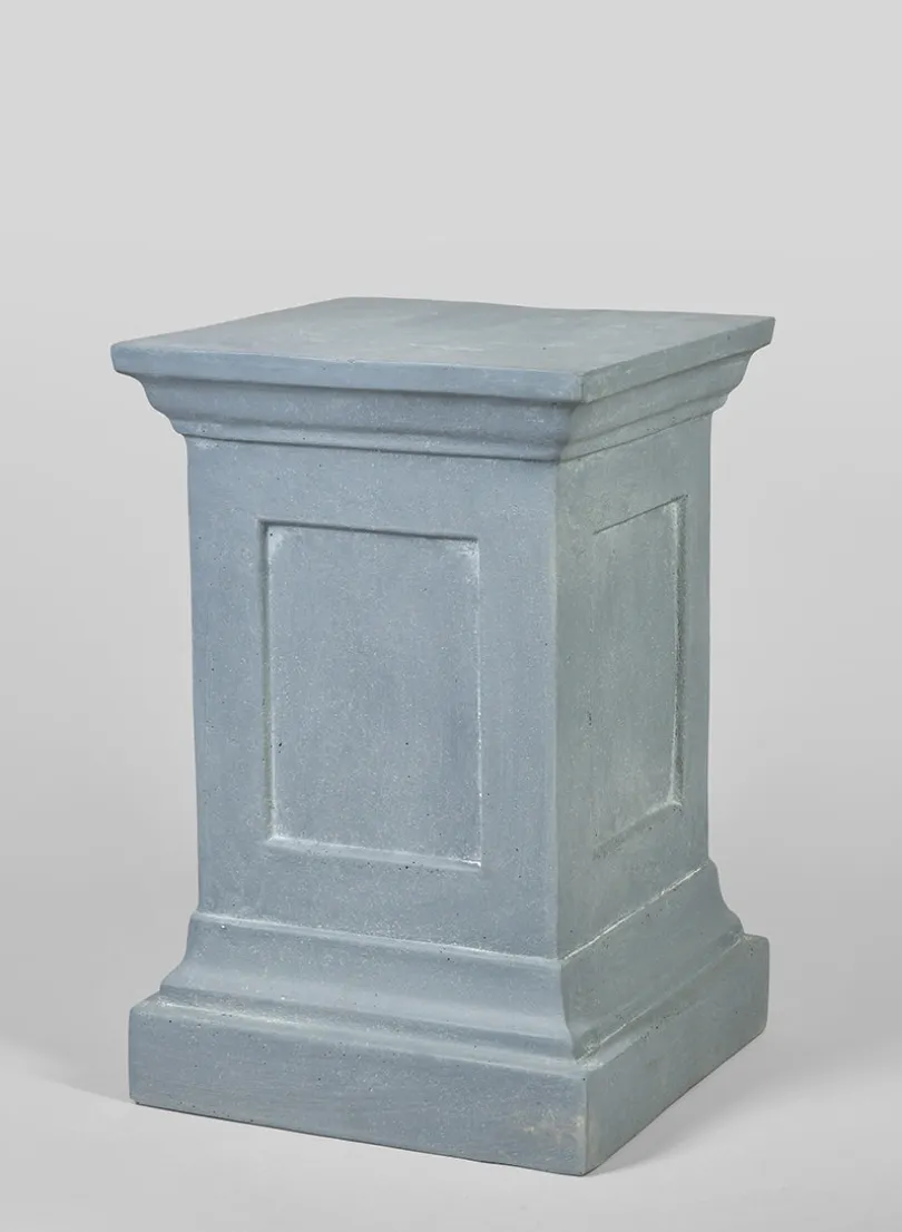 18.5in Tall Zinc Ceramic Pedestal