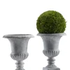 12in Tall Zinc Fiberglass Urn