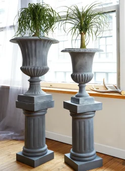 18in Tall Zinc Urn