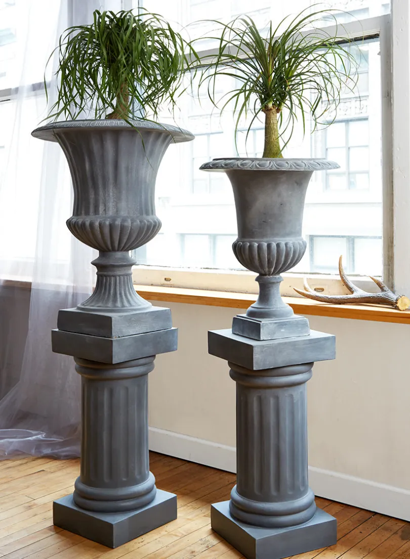 18in Tall Zinc Urn