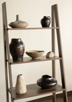 9in Wide Arita Handcrafted Ceramic Deco Vase