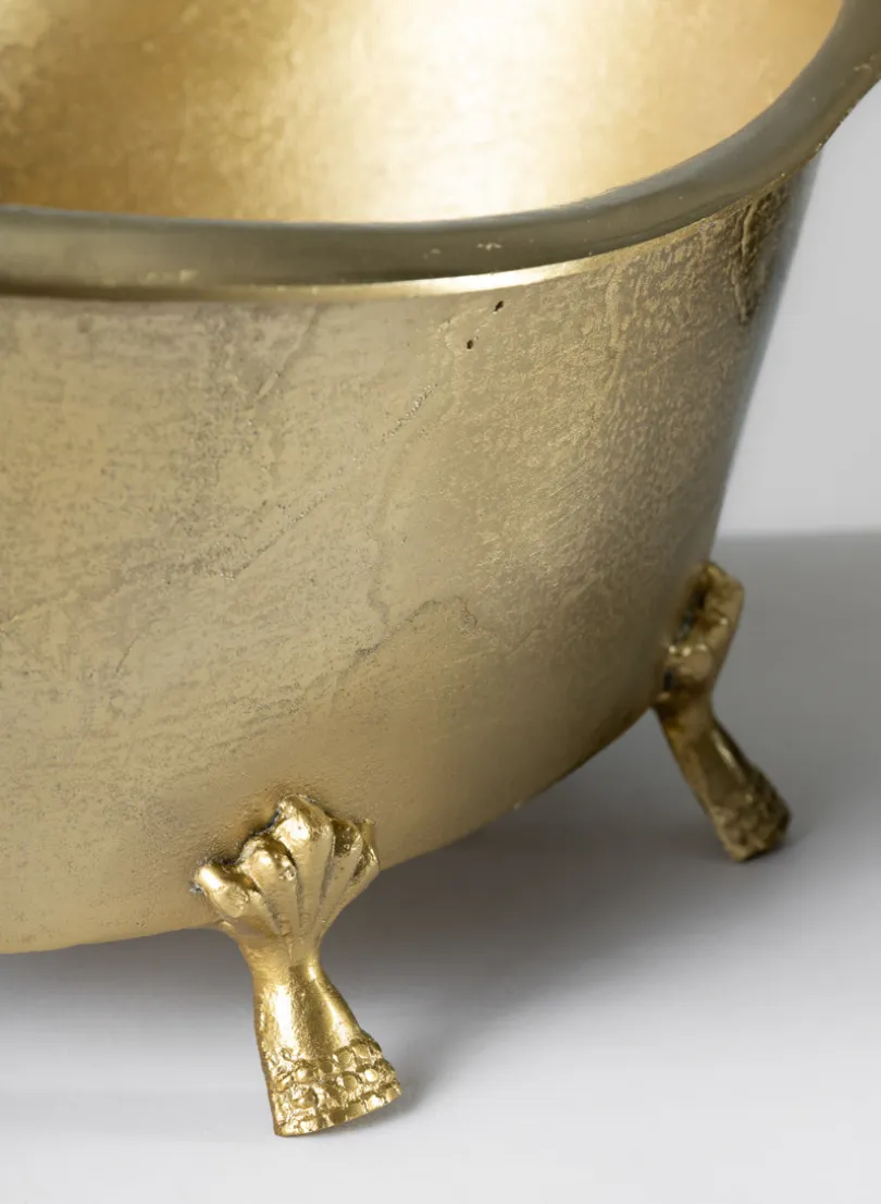 11.5in Wide Atelier Decorative Metal Mini Royal Bathtub
