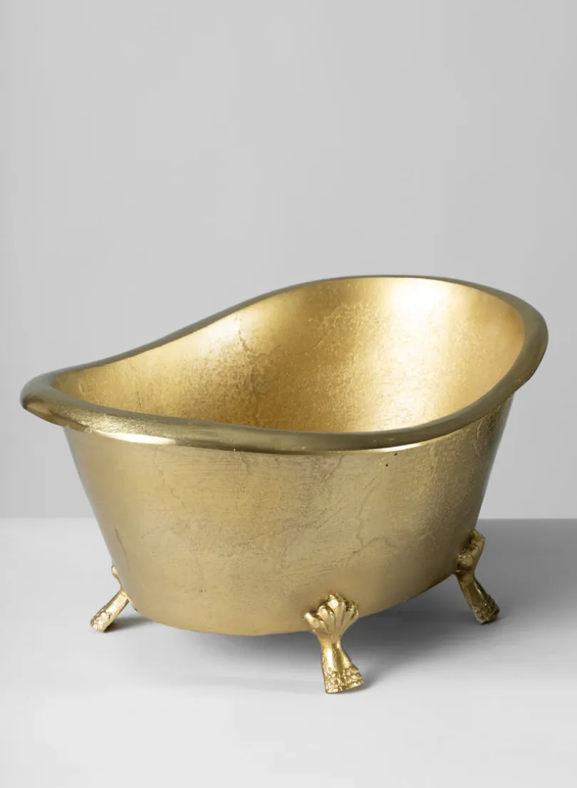 11.5in Wide Atelier Decorative Metal Mini Royal Bathtub