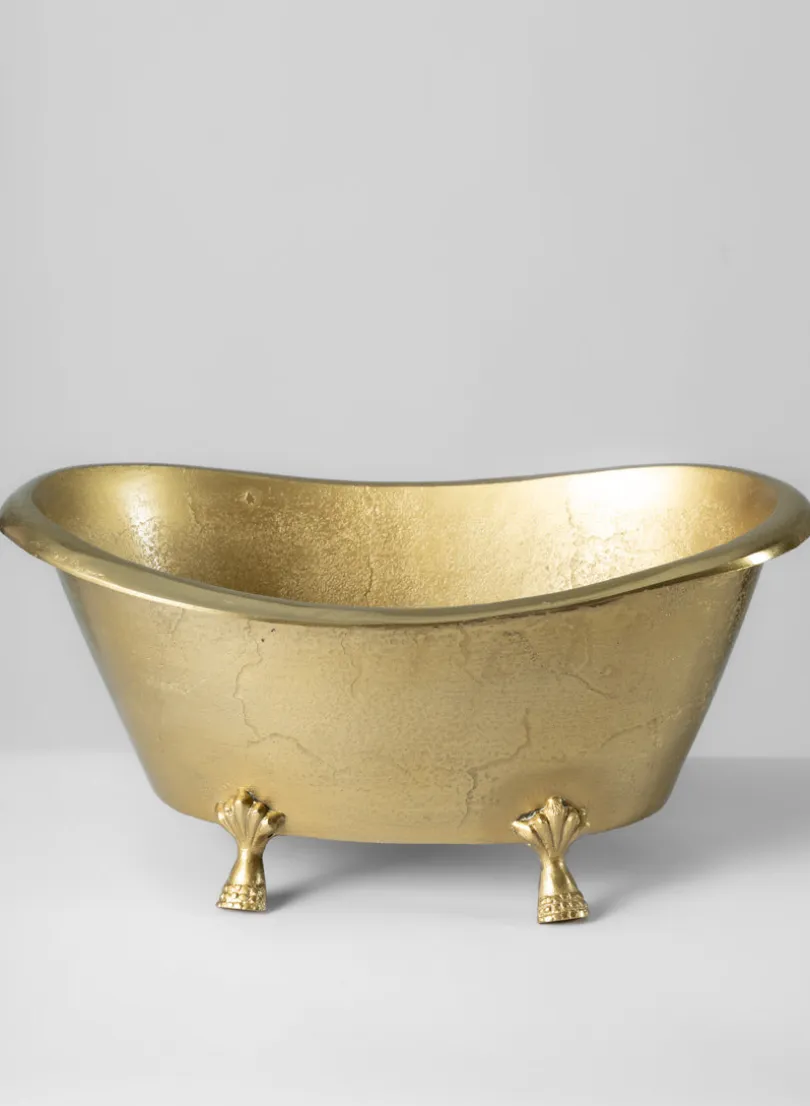 11.5in Wide Atelier Decorative Metal Mini Royal Bathtub