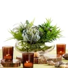 8in Wide Best Value Glass Garden Bowl, Case of 6
