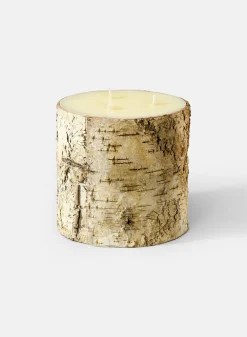 6in Wide Birch Pillar Candle