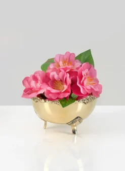 4.25in Wide Brass Polished Bowl