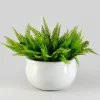 13in Wide Bright White Bavarian Pot