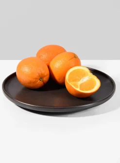 10.75in Wide Bronze Ceramic Plate