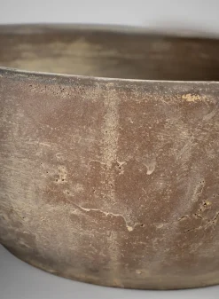 9in Wide Cintra Aged Clay Look Centerpiece Stoneware Bowl