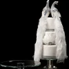 11.25in Wide Crystal Cake Stand