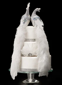 11.25in Wide Crystal Cake Stand