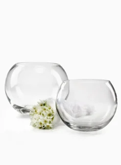10in Wide Fish Glass Bowl