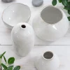 4in Wide Freeform Edge Ceramic Potter's Bowl, Set of 4