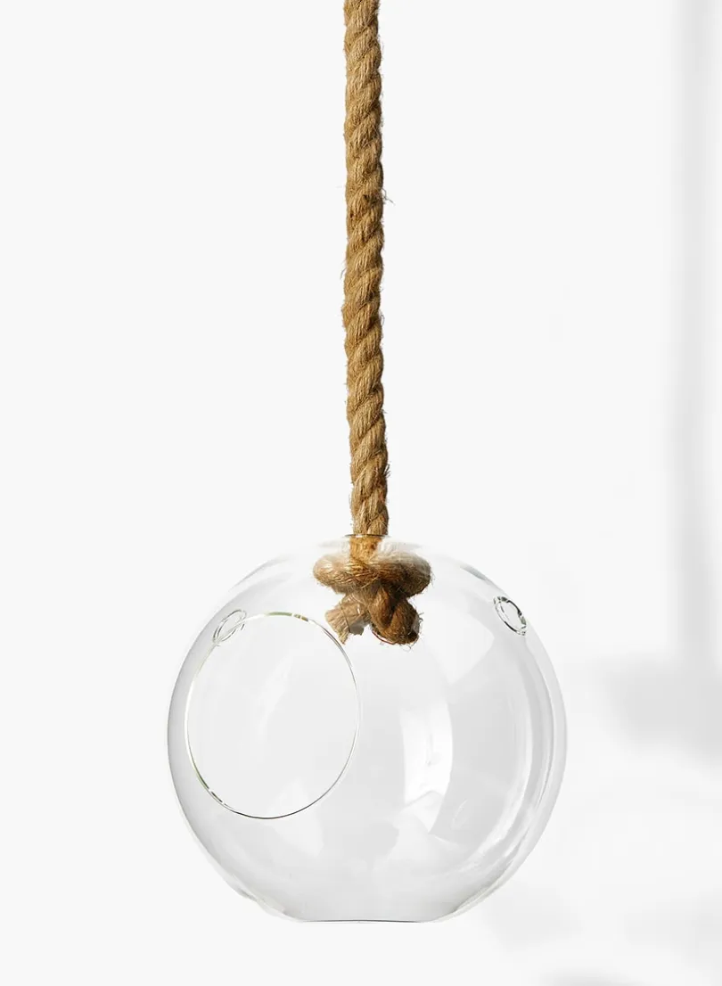 8.5in Wide Glass Sphere On A Rope