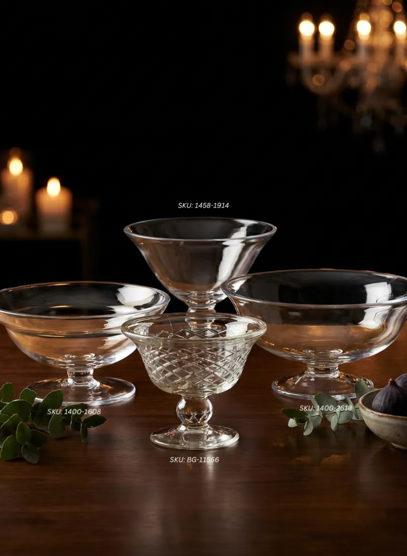 10 1/2in Wide Glass Table Bowl