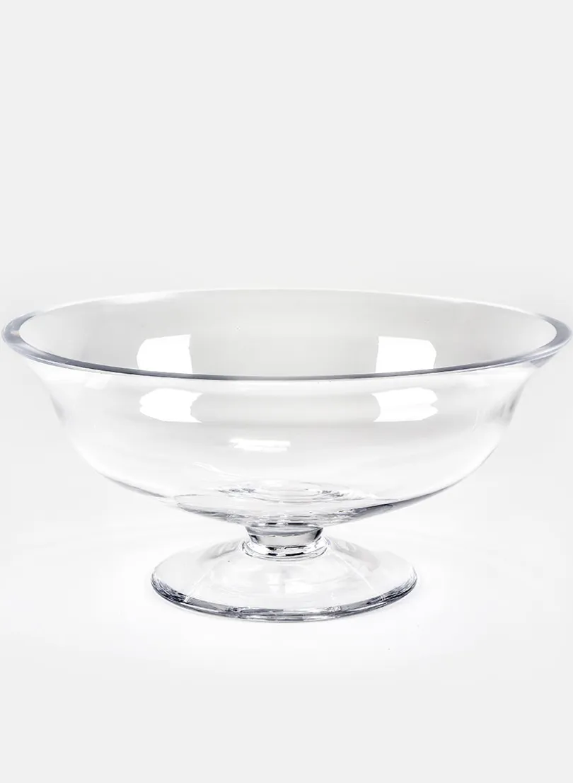 10 1/2in Wide Glass Table Bowl