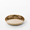 4.75in Wide Gold Pillar Metal Plate, Set of 6
