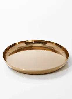 6.75in Wide Gold Pillar Metal Plate