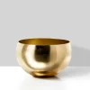 5.25in Wide Gold Steel Bowl