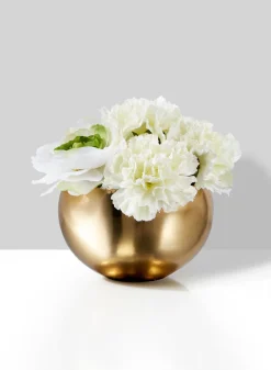 5.25in Wide Gold Steel Bowl