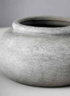 8in Wide Iquitos Venetian Grey Ceramic Bowl