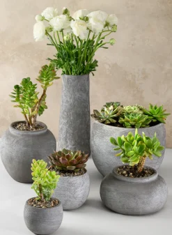 8in Wide Iquitos Venetian Grey Ceramic Bowl