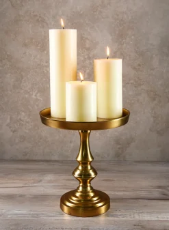 3in Wide Ivory Pillar Candle